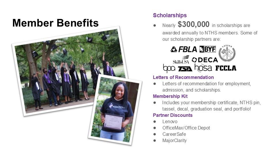 Member Benefits of NTHS